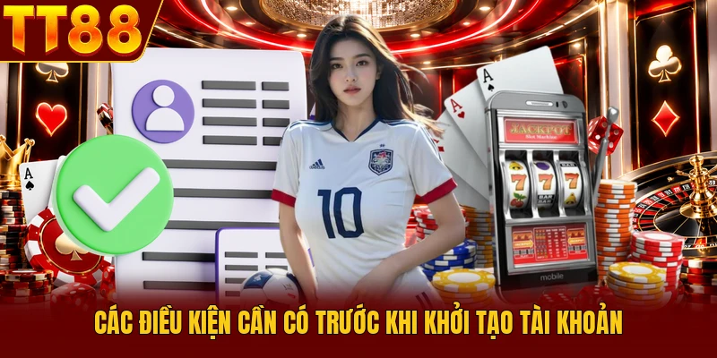 Các điều kiện cần có trước khi khởi tạo tài khoản