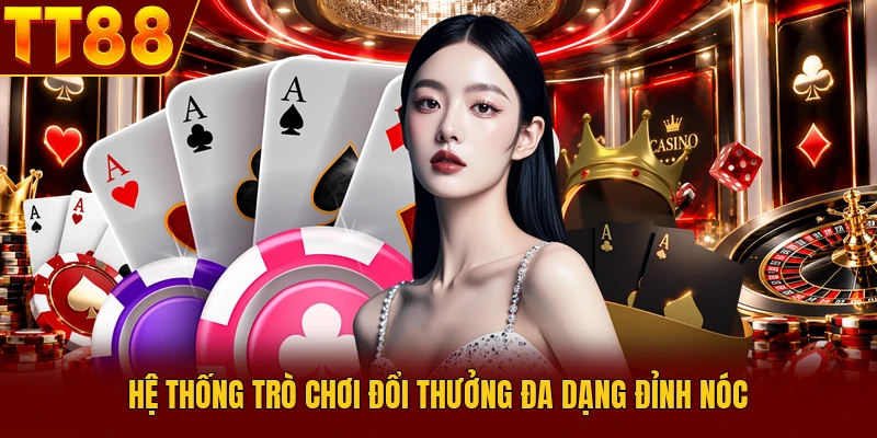 TT88 19 Hệ thống trò chơi đổi thưởng đa dạng đỉnh nóc